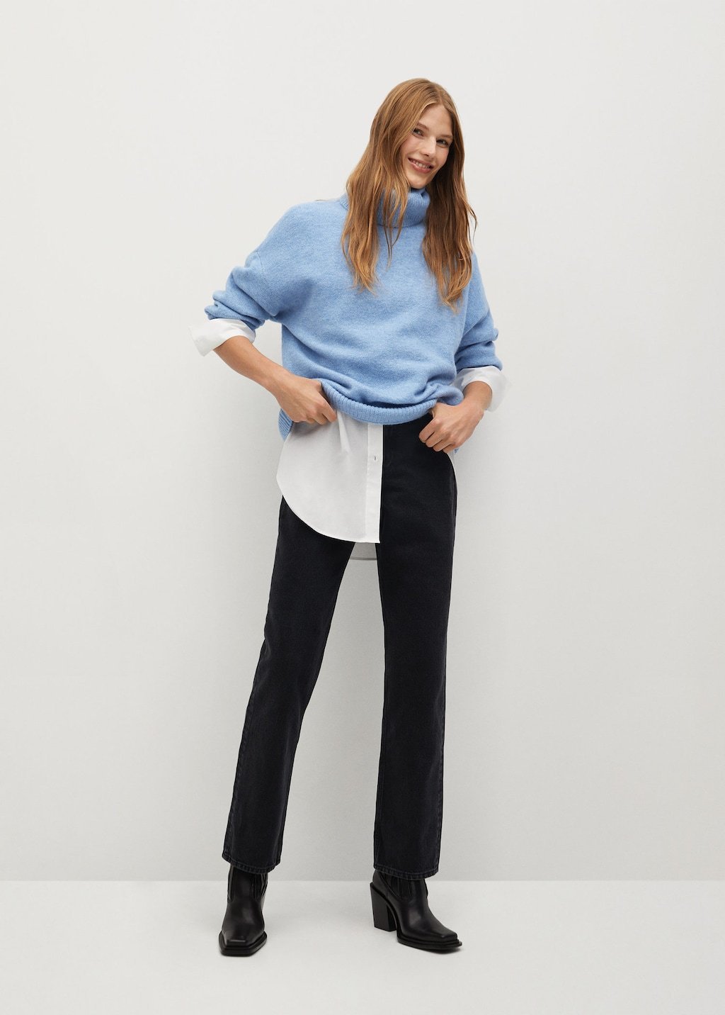 Turtle neck oversize sweater - Laurel Morgan