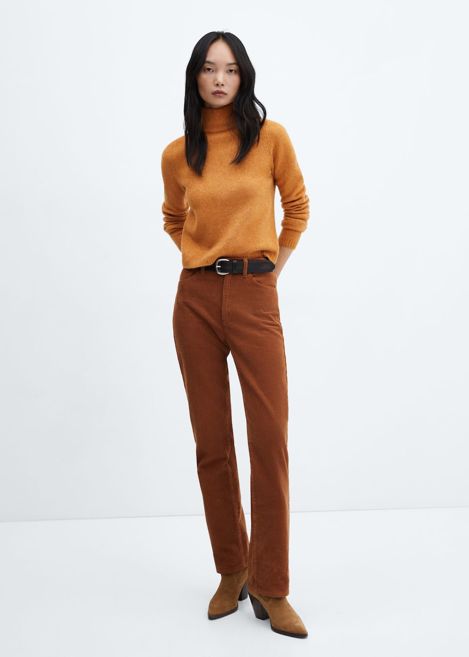 Turtleneck knit sweater - Laurel Morgan