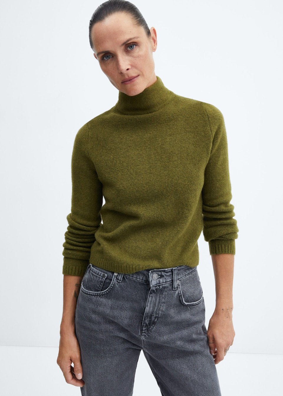 Turtleneck knit sweater - Laurel Morgan