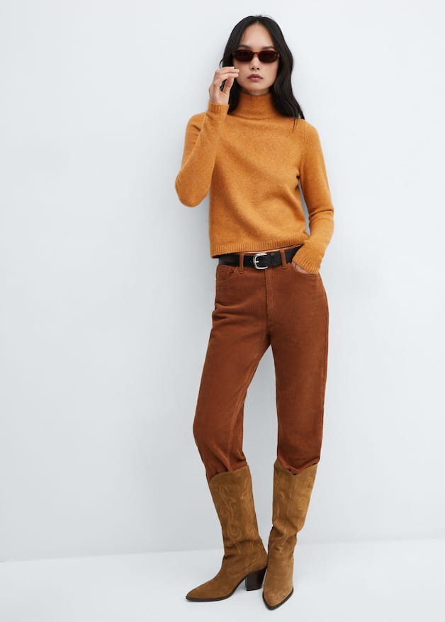 Turtleneck knit sweater - Laurel Morgan