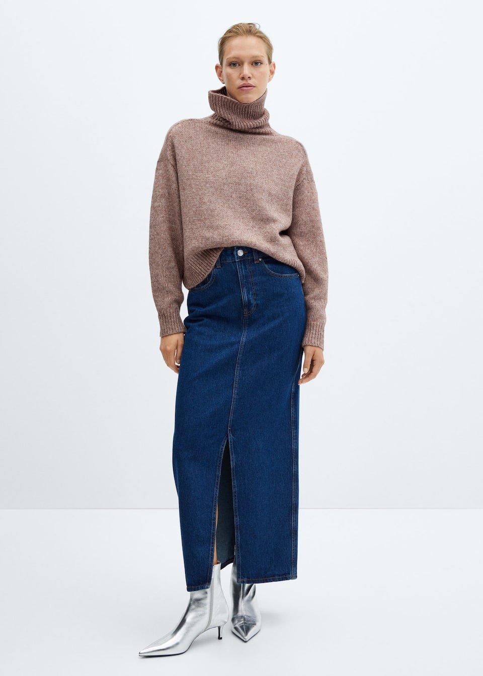 Turtleneck knitted sweater - Laurel Morgan