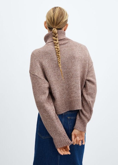 Turtleneck knitted sweater - Laurel Morgan