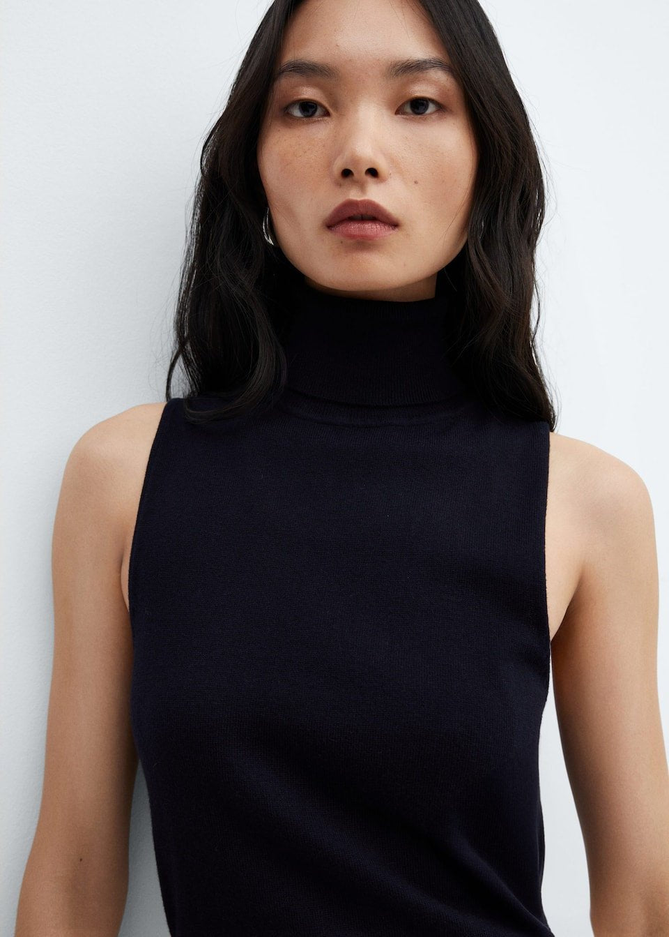 Turtleneck knitted top - Laurel Morgan