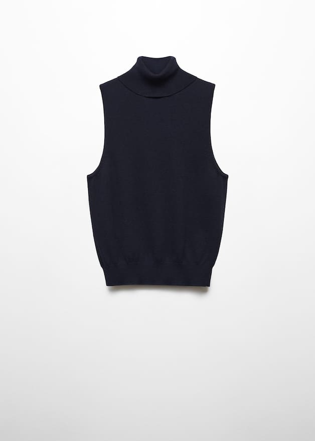 Turtleneck knitted top - Laurel Morgan