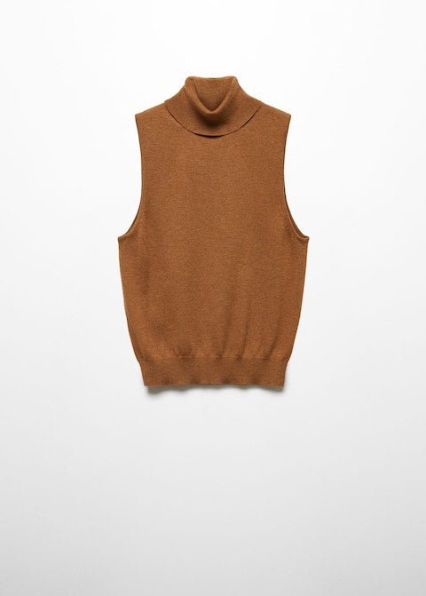 Turtleneck knitted top - Laurel Morgan