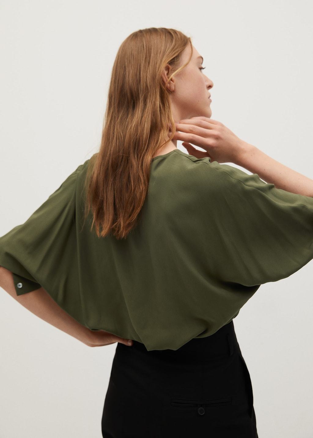 V-neck blouse - Laurel Morgan