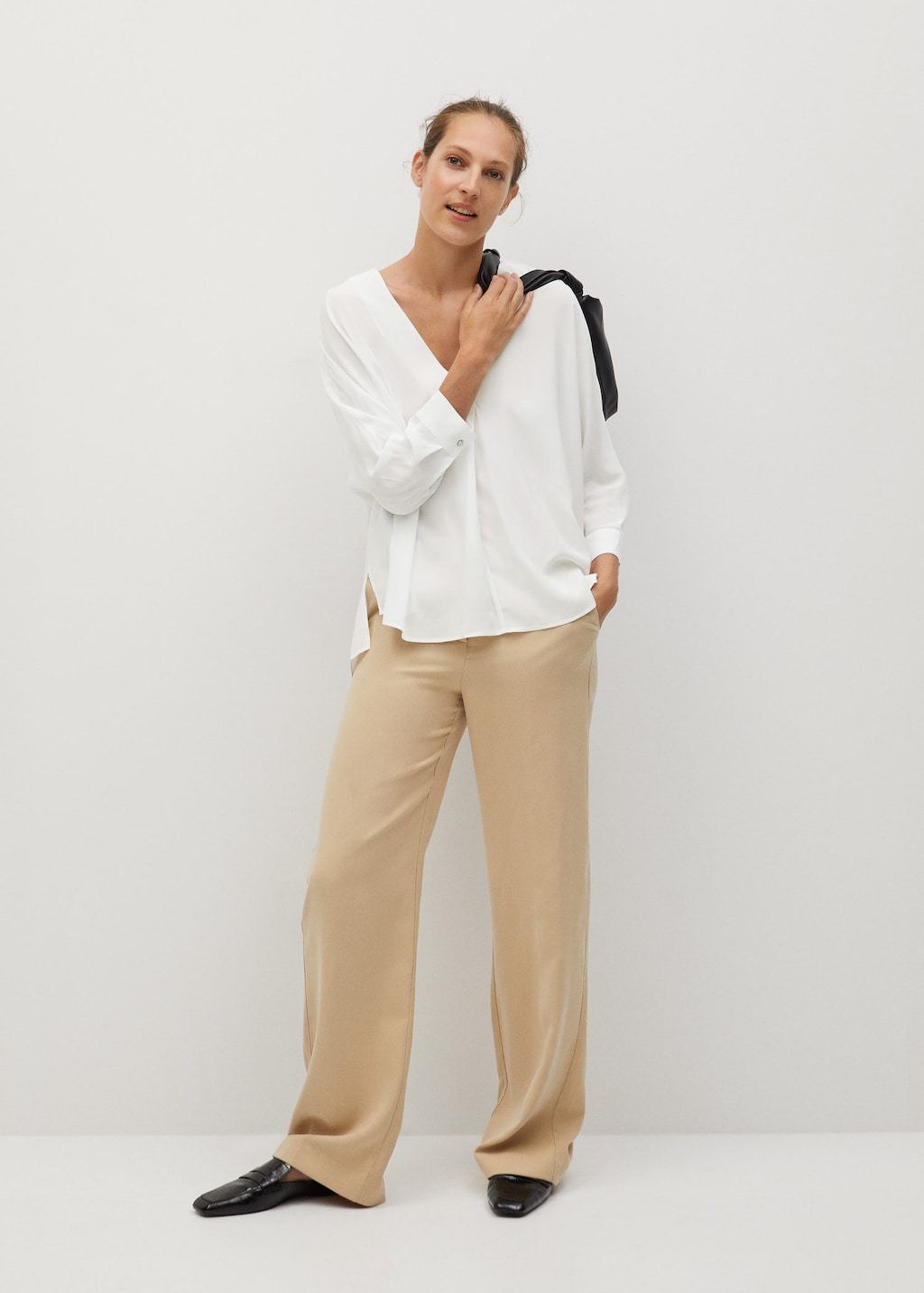 V-neck blouse - Laurel Morgan