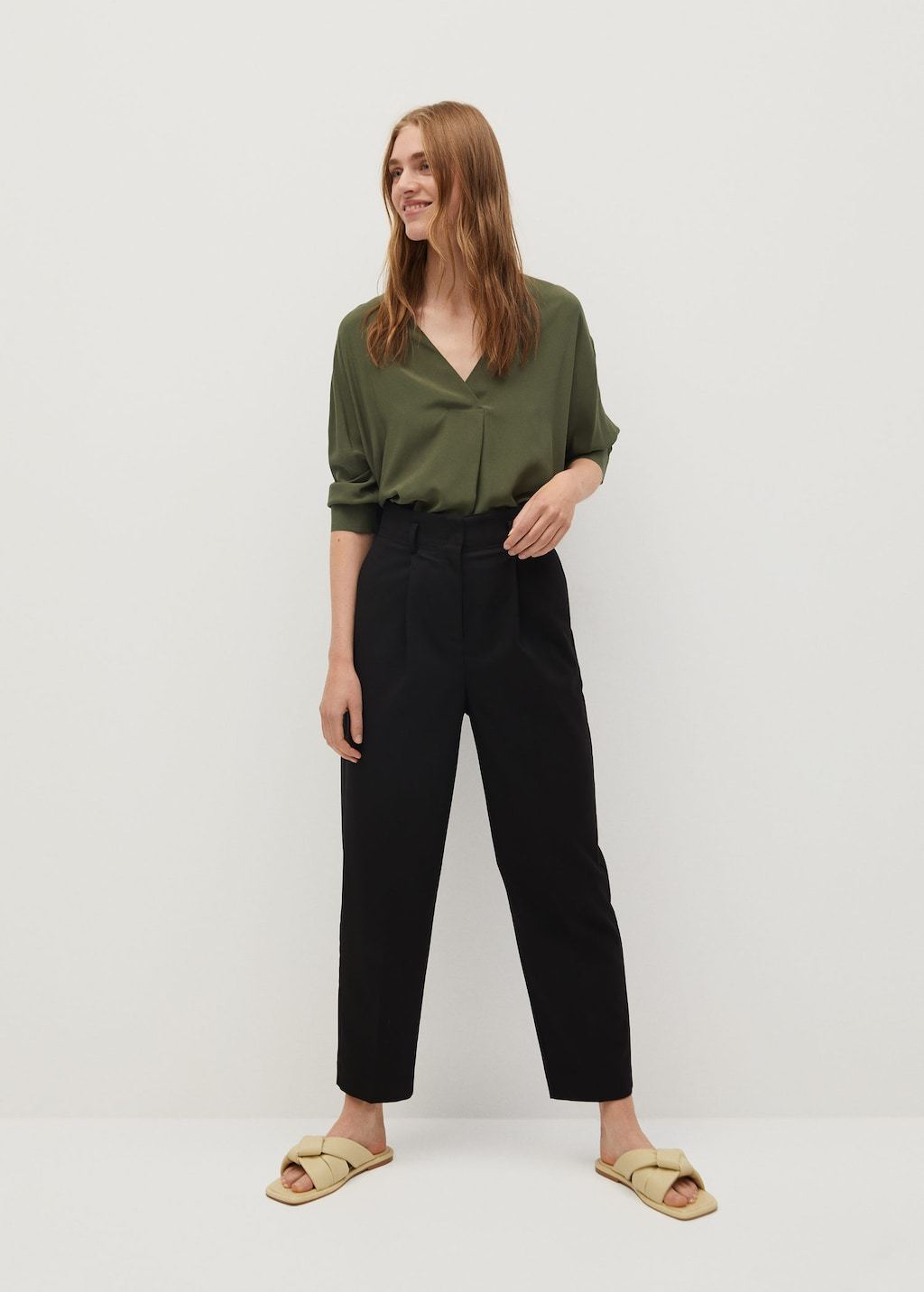 V-neck blouse - Laurel Morgan