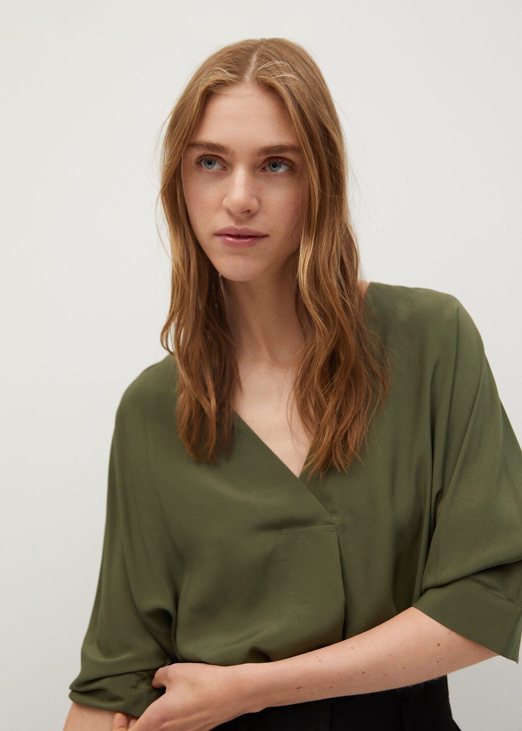 V-neck blouse - Laurel Morgan