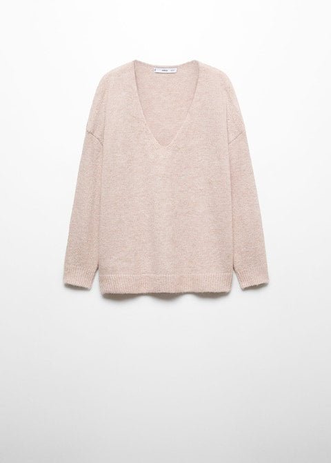 V-neck knit sweater - Laurel Morgan