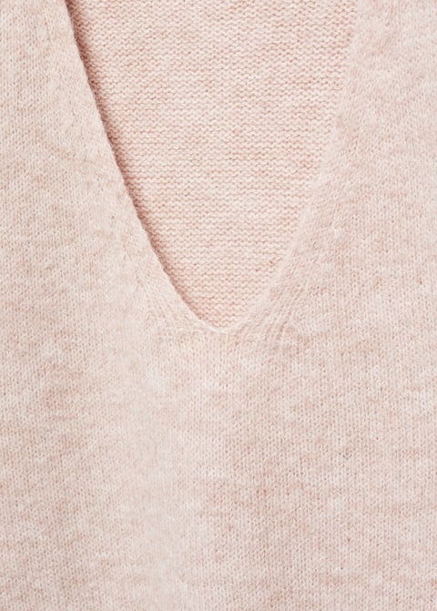 V-neck knit sweater - Laurel Morgan