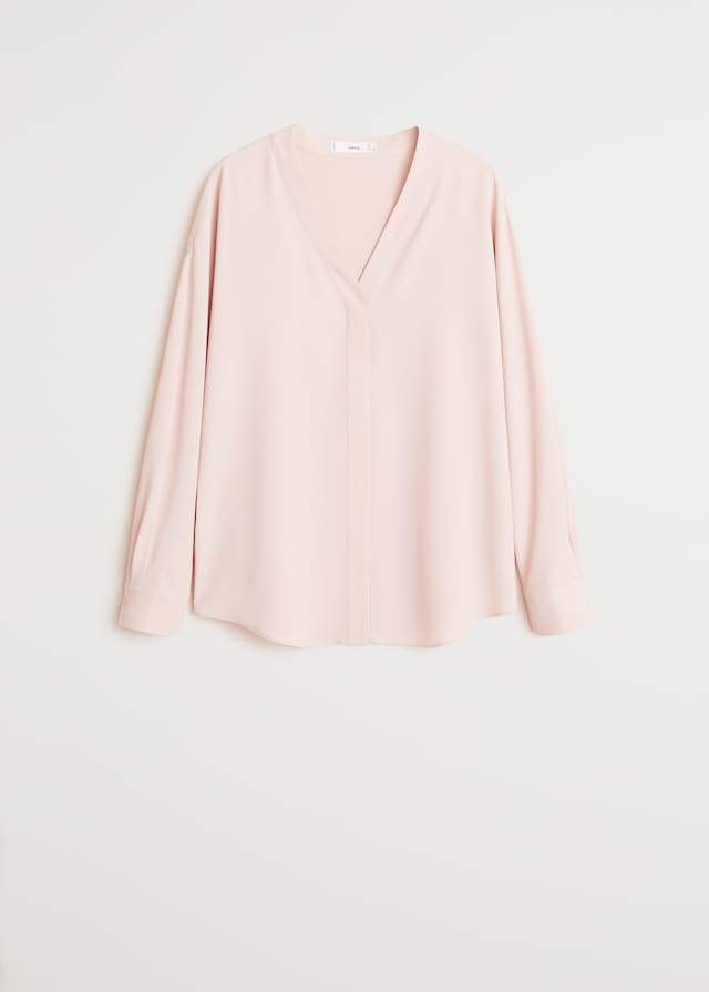 V-neckline blouse - Laurel Morgan