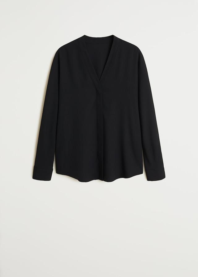 V-neckline blouse - Laurel Morgan