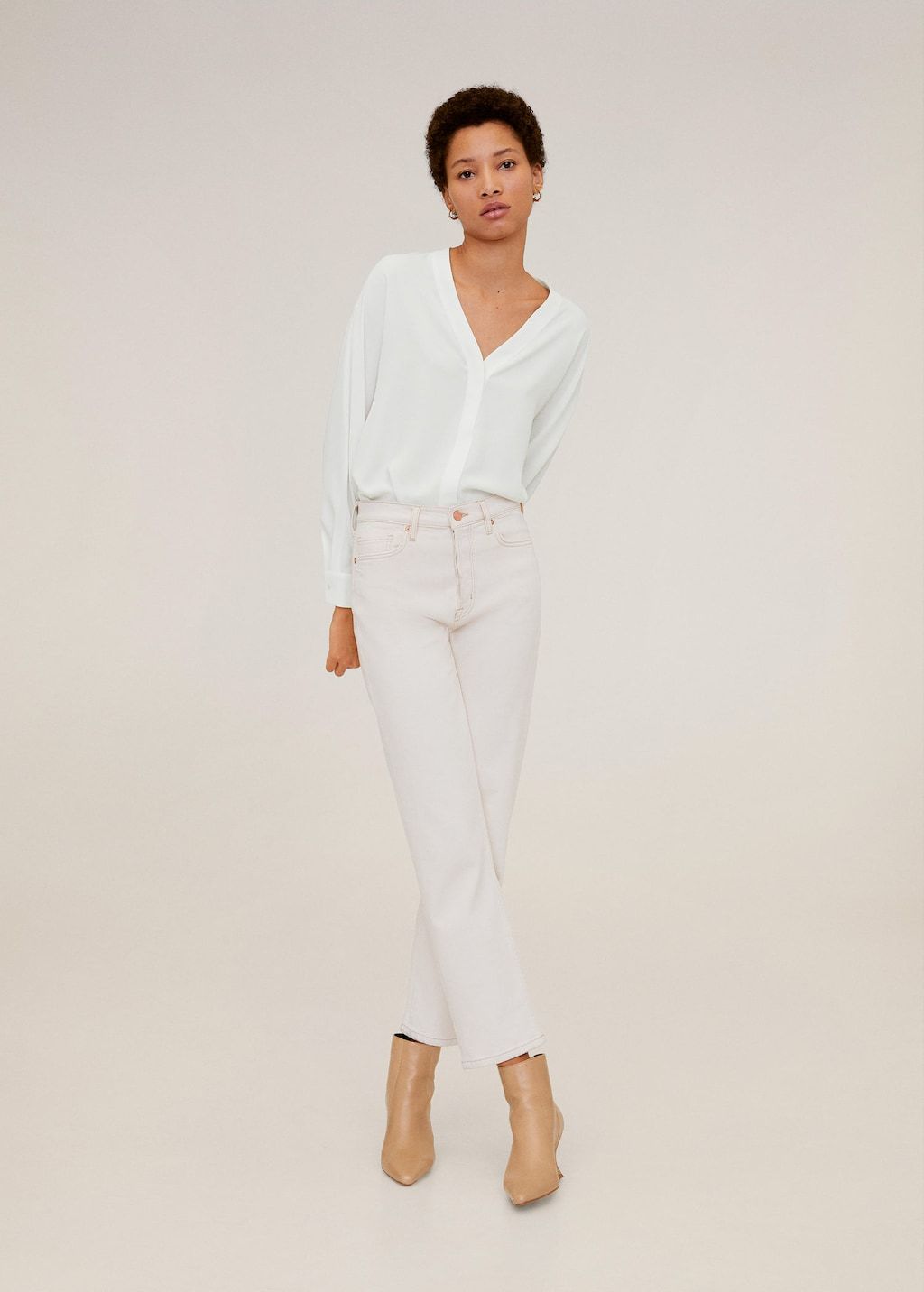 V-neckline blouse - Laurel Morgan