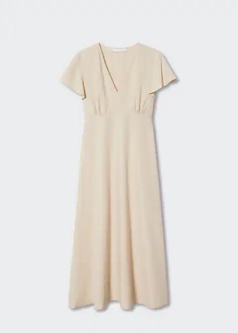 V-neckline dress - Laurel Morgan