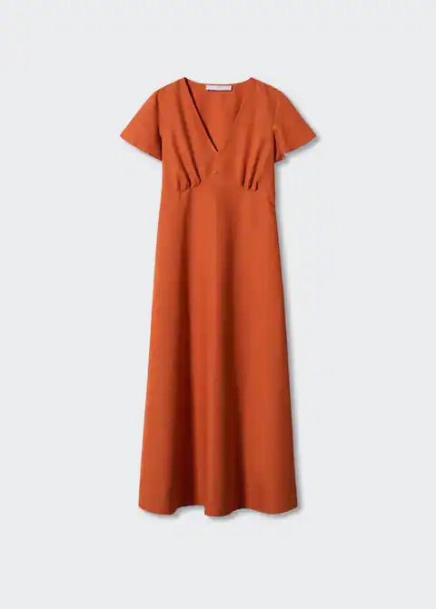 V-neckline dress - Laurel Morgan