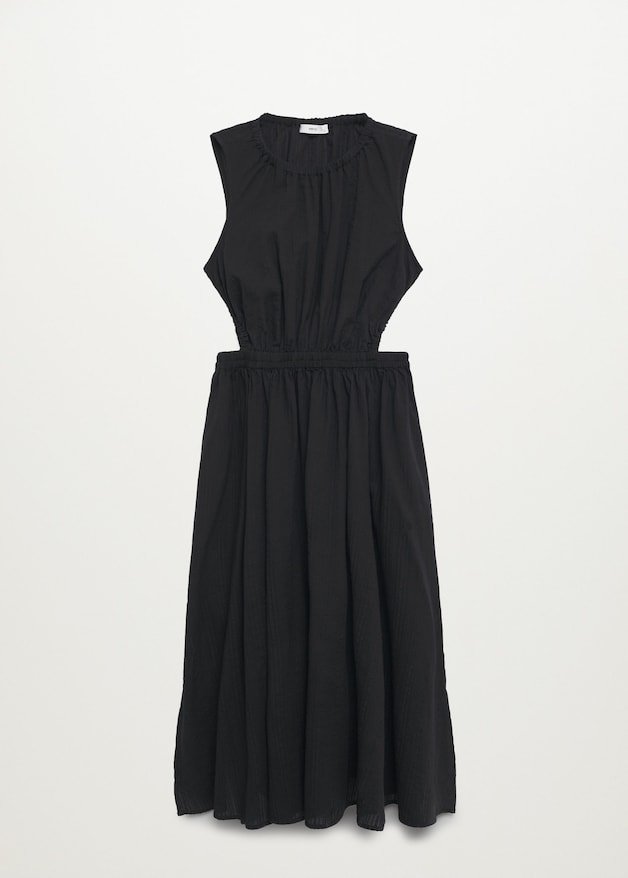 Vent cotton dress - Laurel Morgan