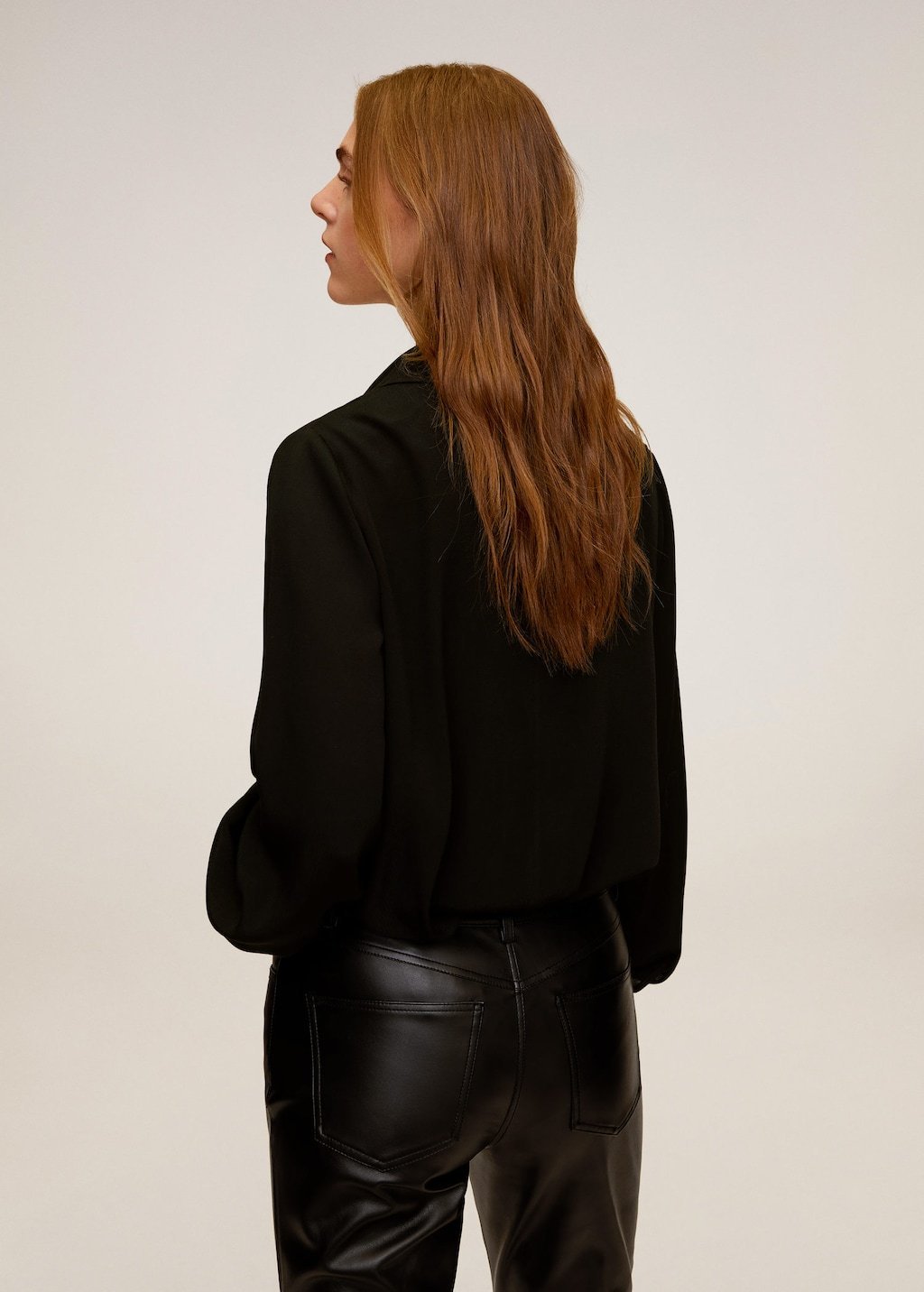 Wide lapel blouse - Laurel Morgan