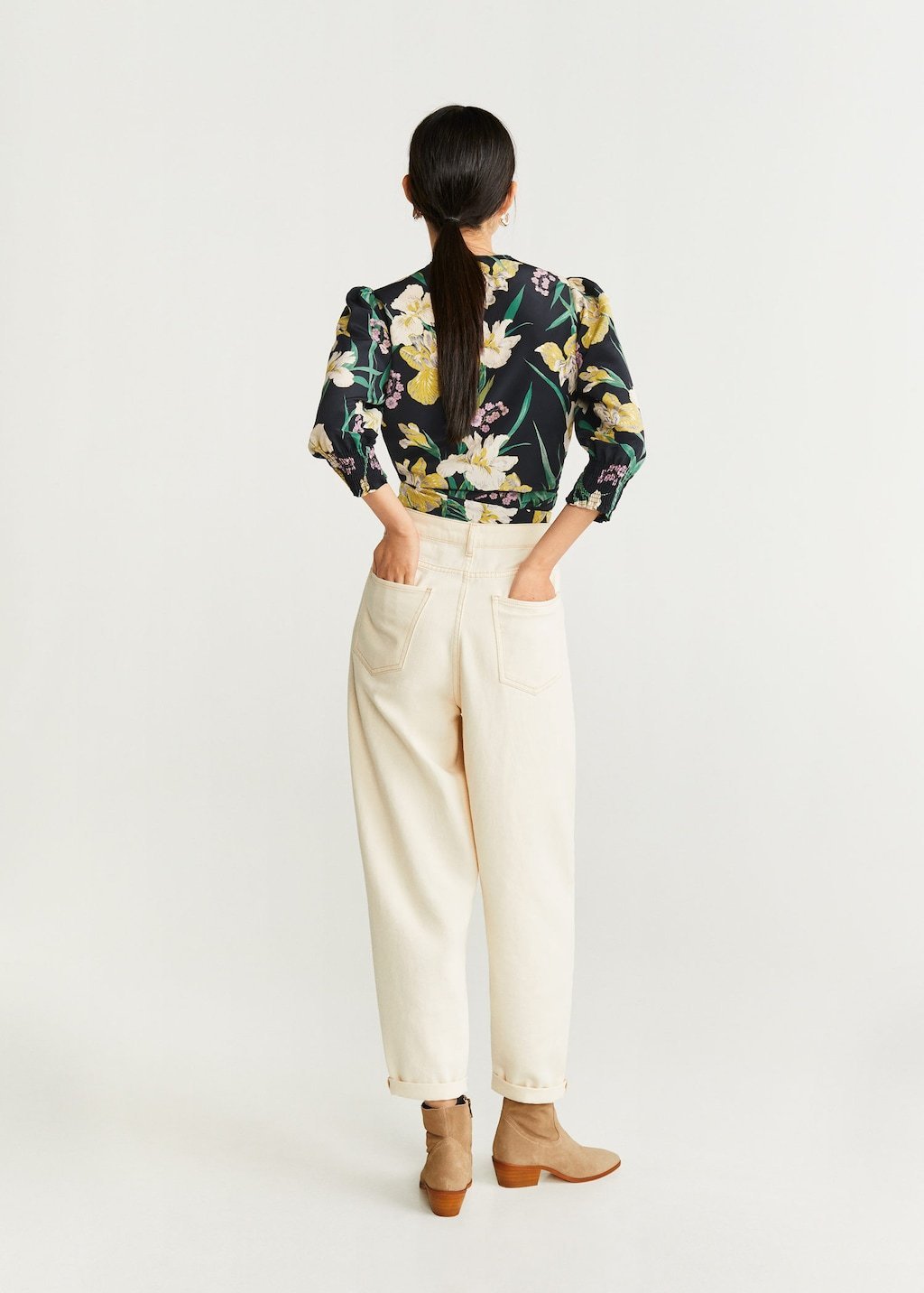 Wrap floral blouse - Laurel Morgan