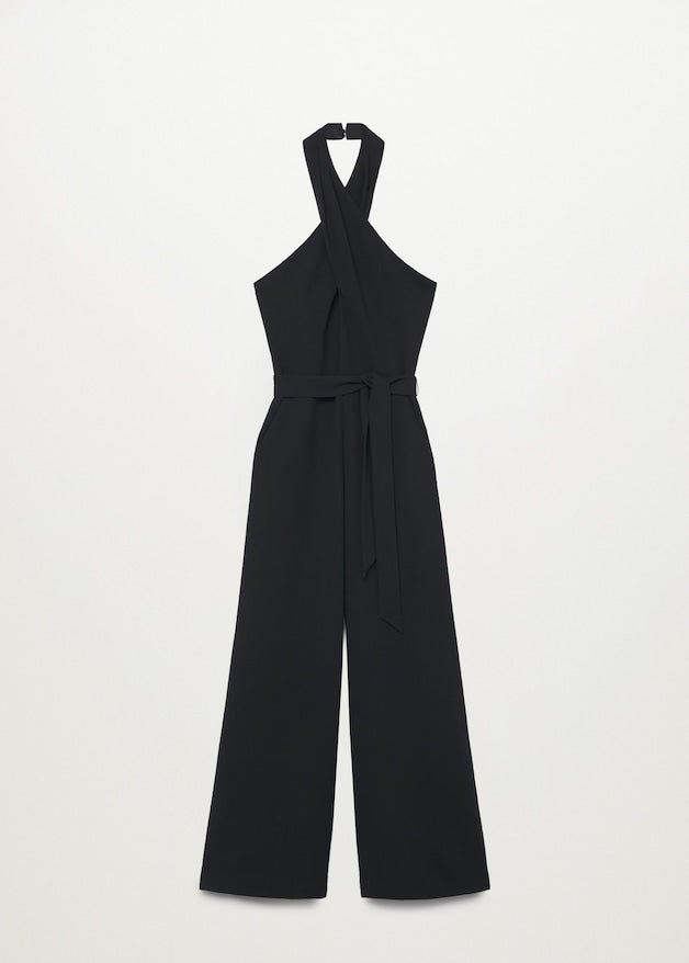 Wrap neckline jumpsuit - Laurel Morgan