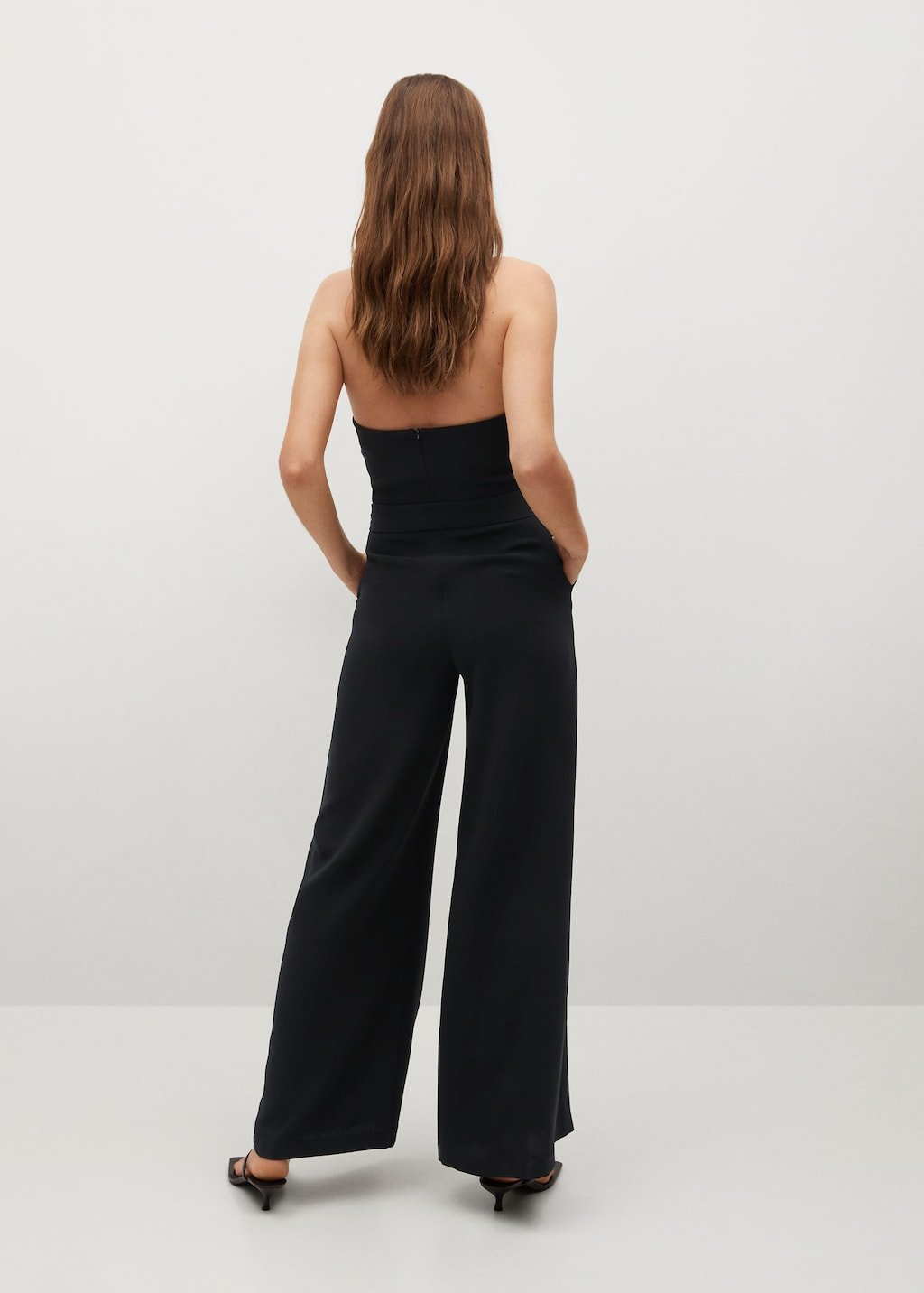 Wrap neckline jumpsuit - Laurel Morgan