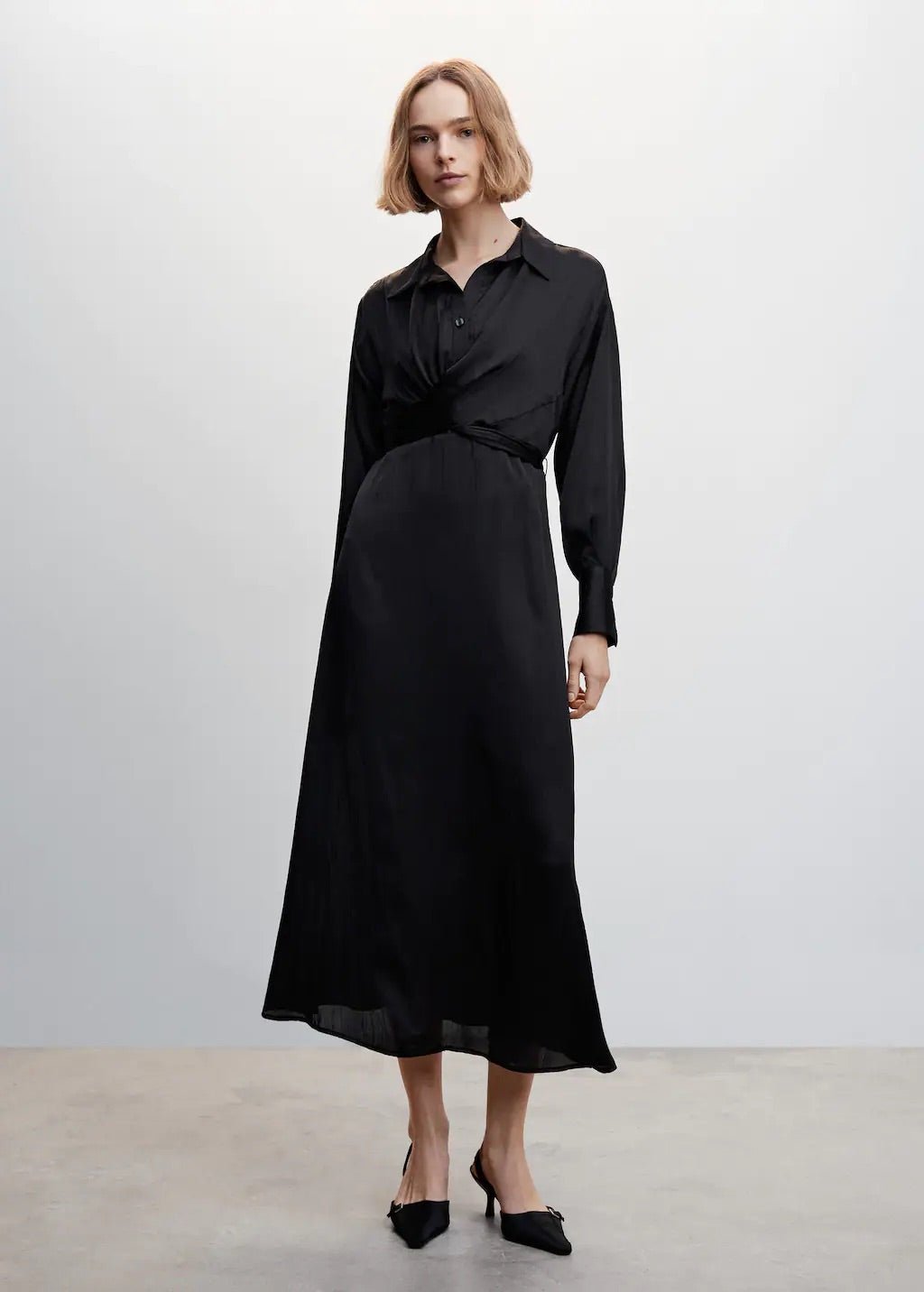 Wrap shirt dress - Laurel Morgan