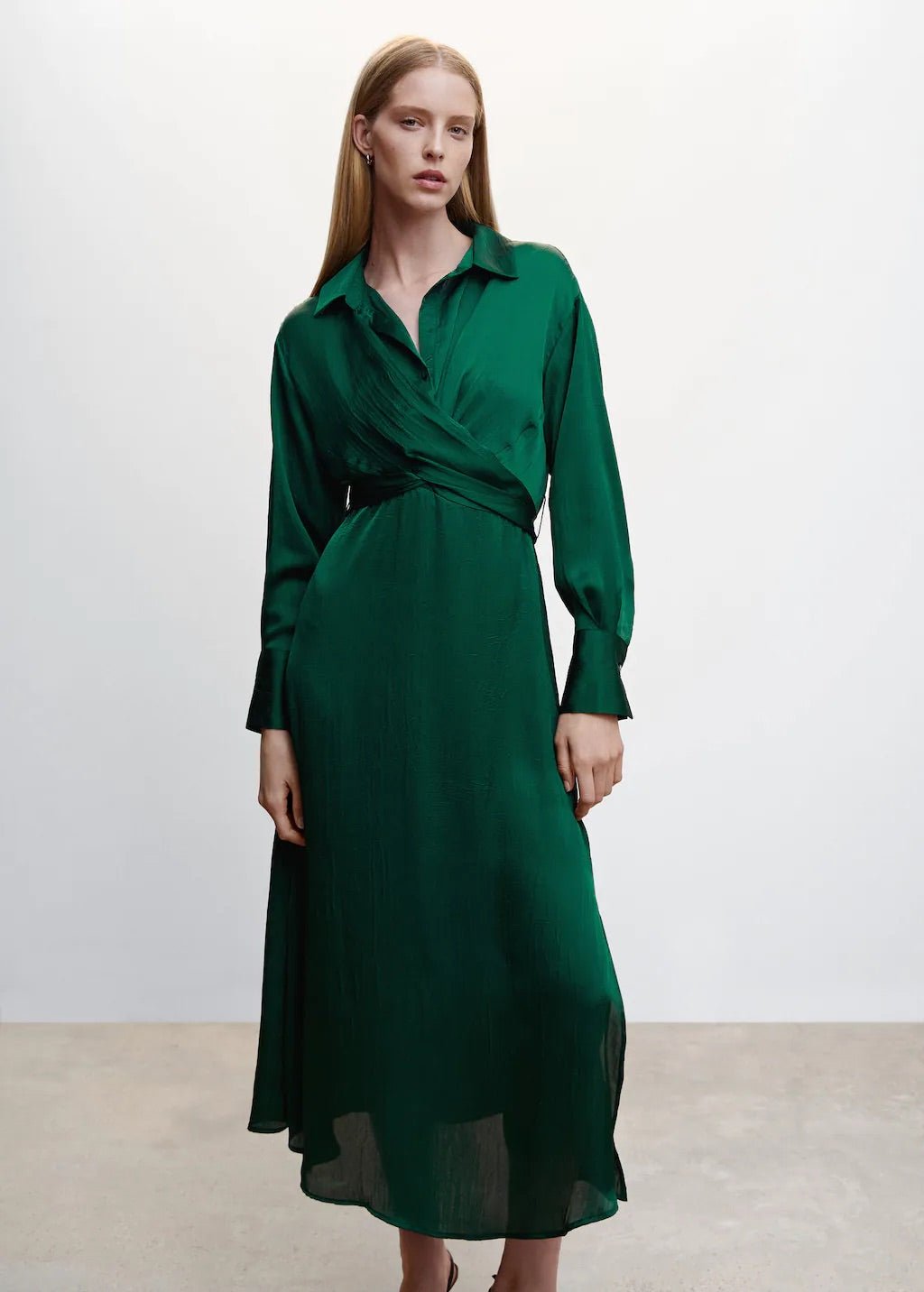 Wrap shirt dress - Laurel Morgan