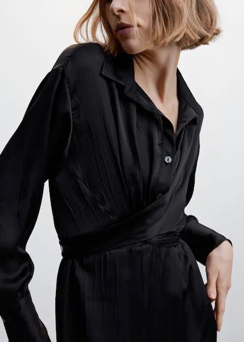 Wrap shirt dress - Laurel Morgan