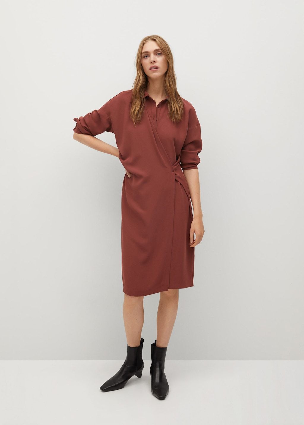 Wrap shirt dress - Laurel Morgan