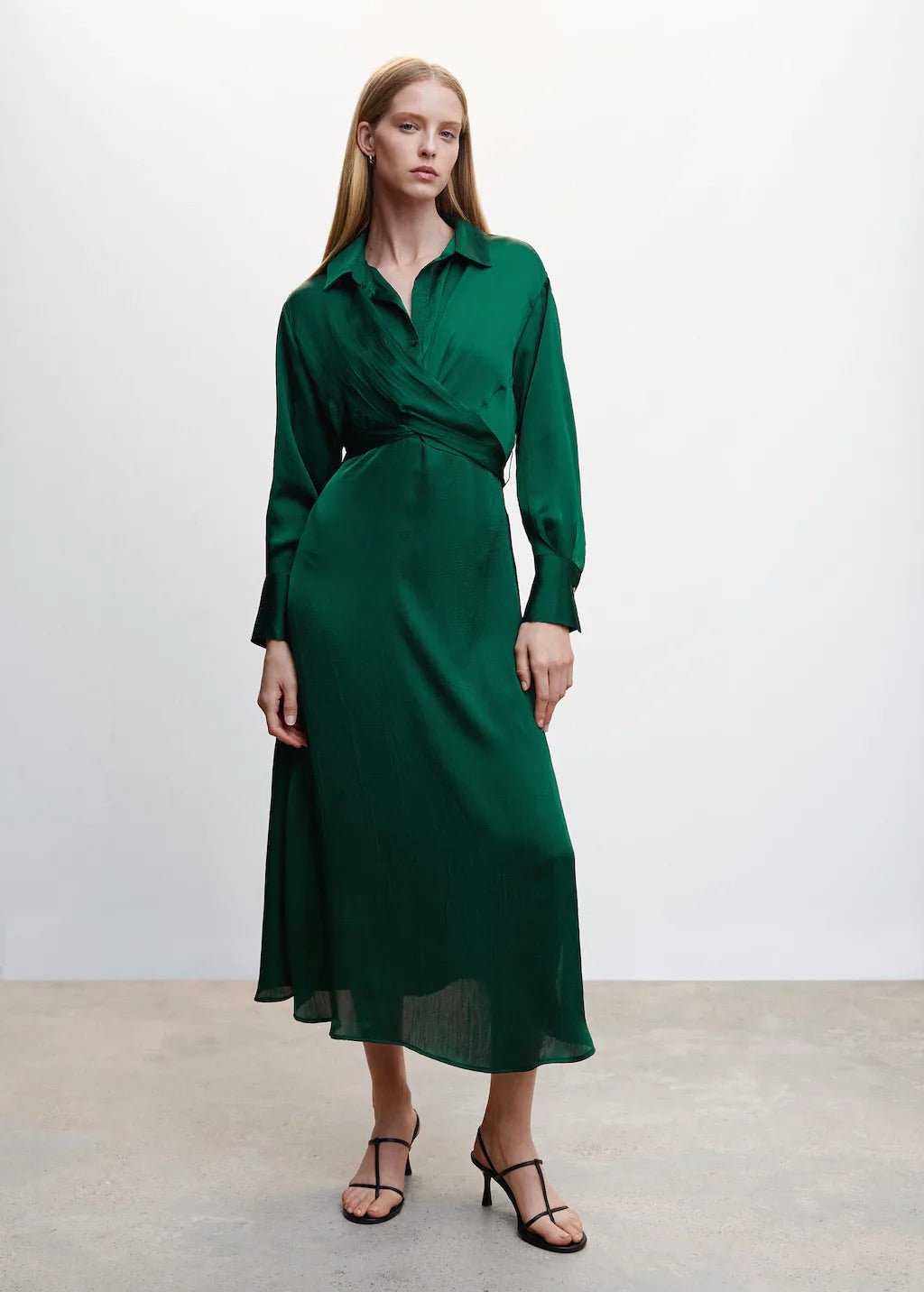 Wrap shirt dress - Laurel Morgan