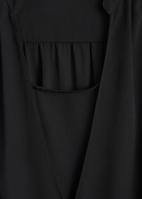 Wrap V-neckline blouse - Laurel Morgan