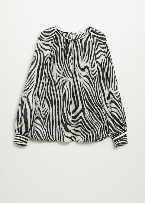 Zebra print blouse - Laurel Morgan