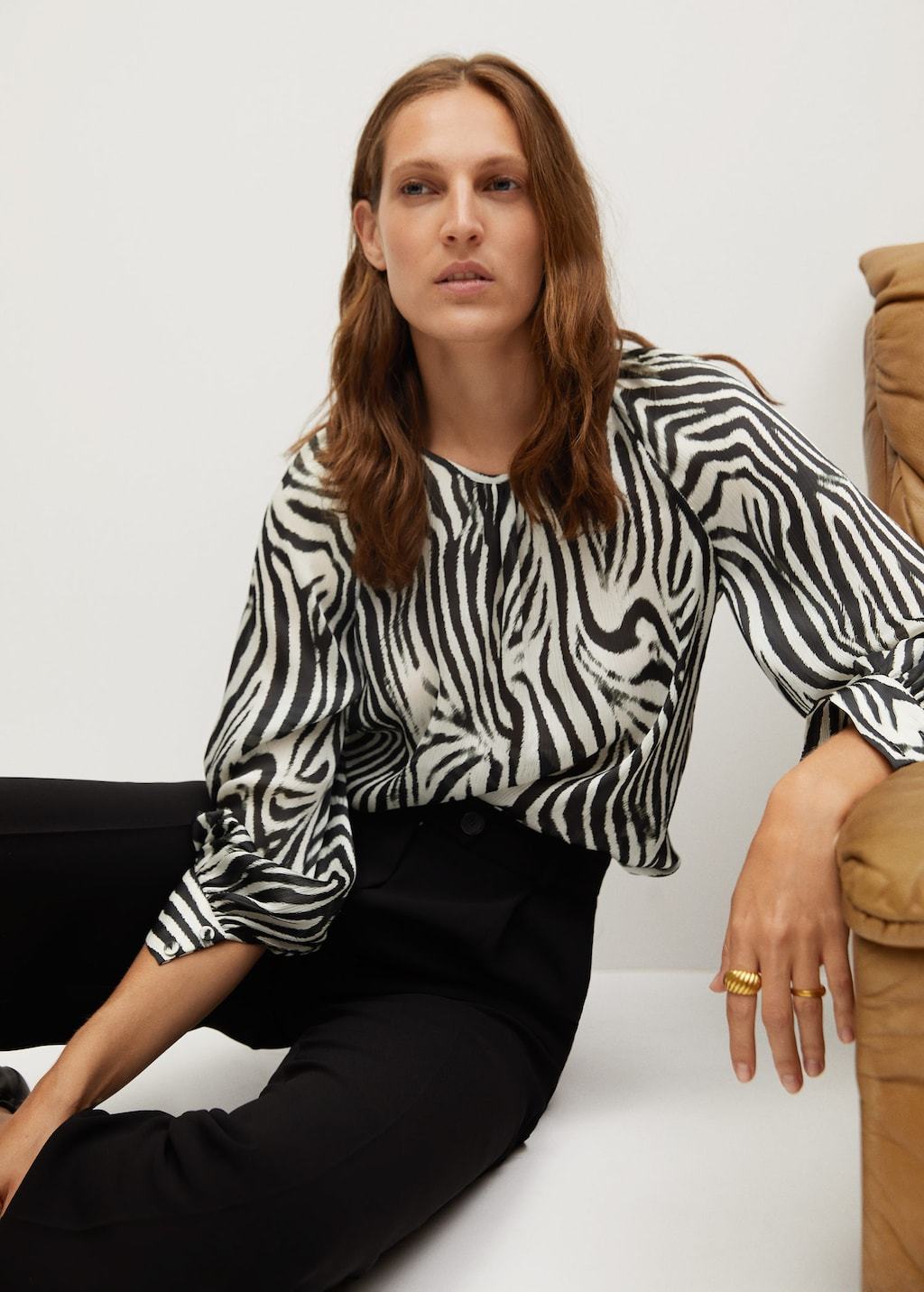 Zebra print blouse - Laurel Morgan