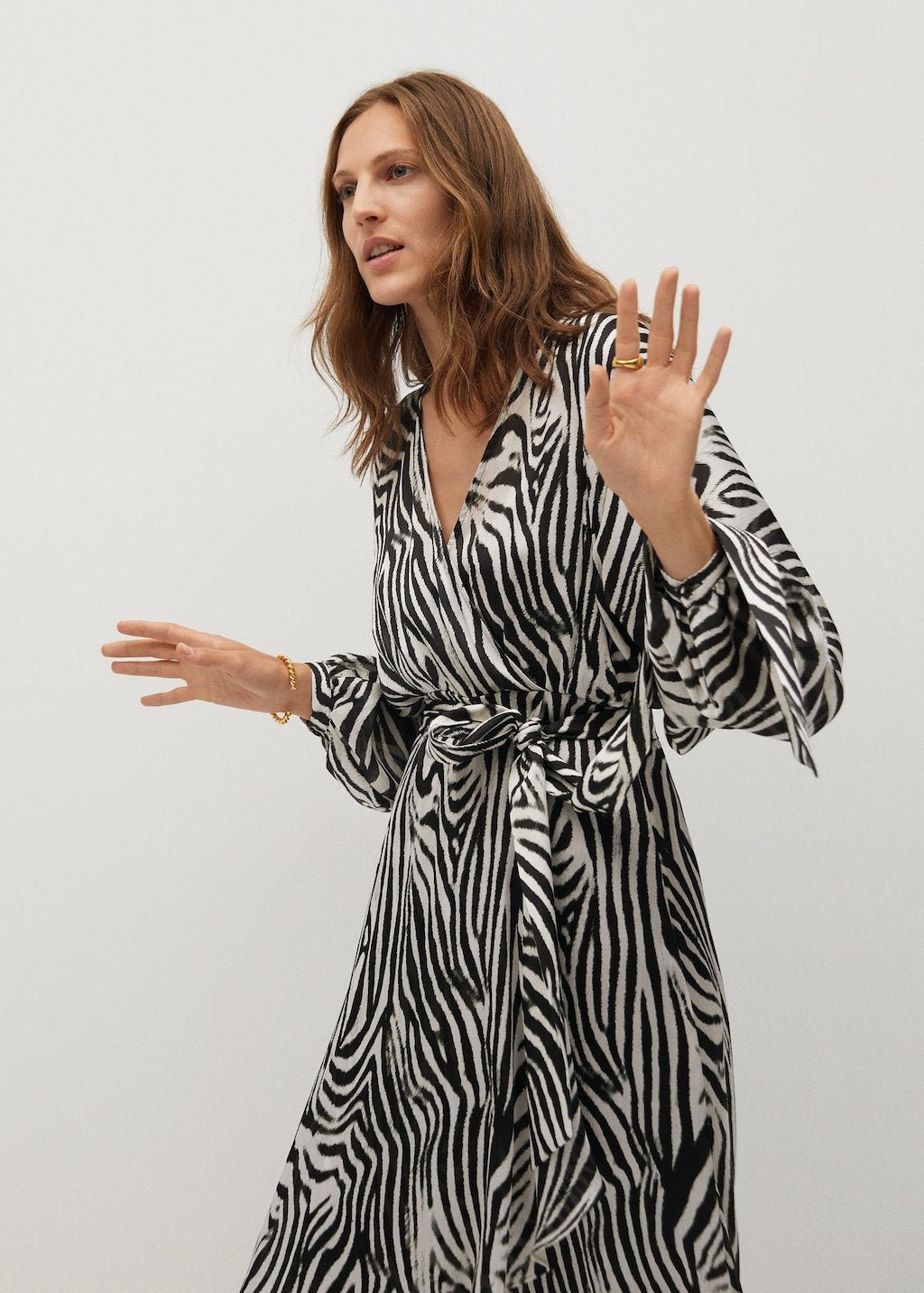 Zebra printed dress - Laurel Morgan