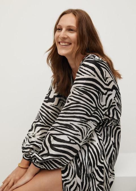 Zebra printed dress - Laurel Morgan