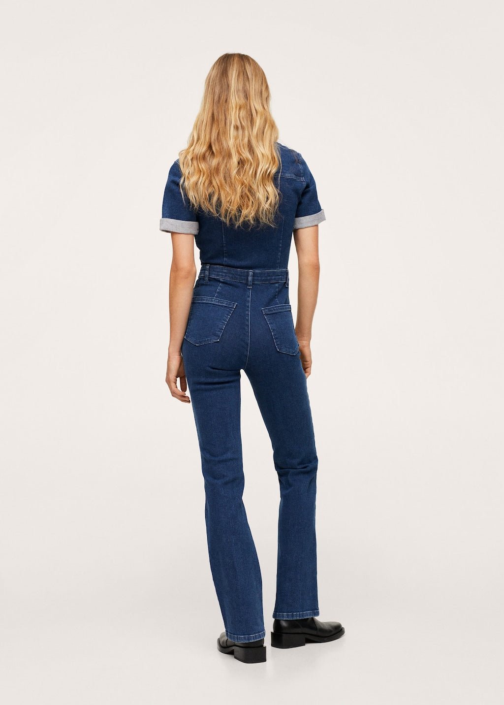 Zip denim jumpsuit - Laurel Morgan